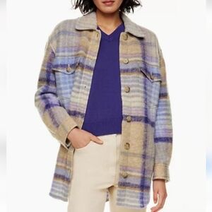 Wilfred Free The Ganna Purple Shirt Jacket